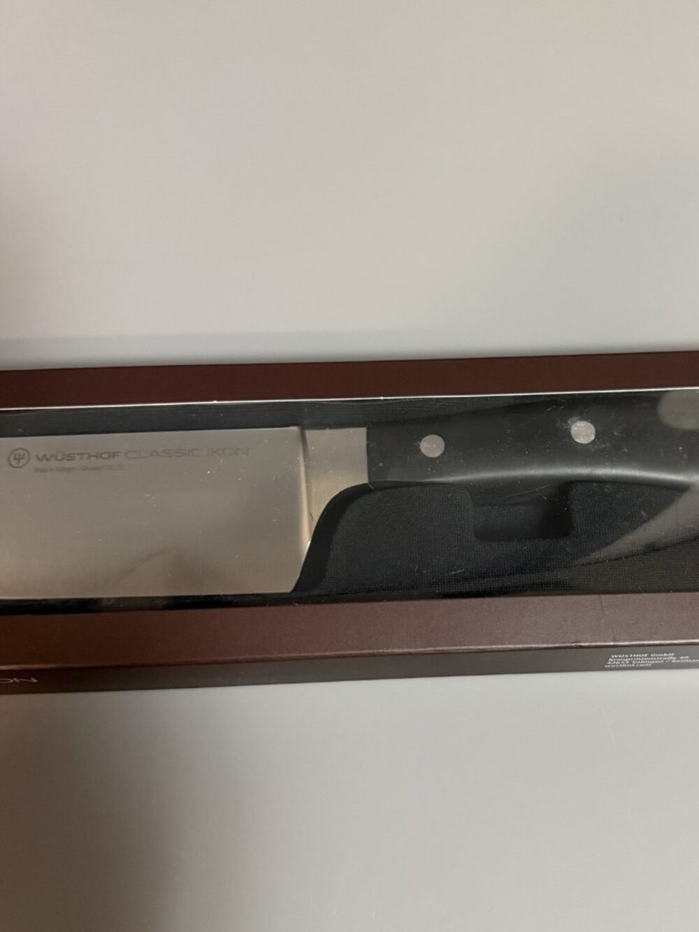 WUSTHOF Classic IKON 8" Chef Knife - Black